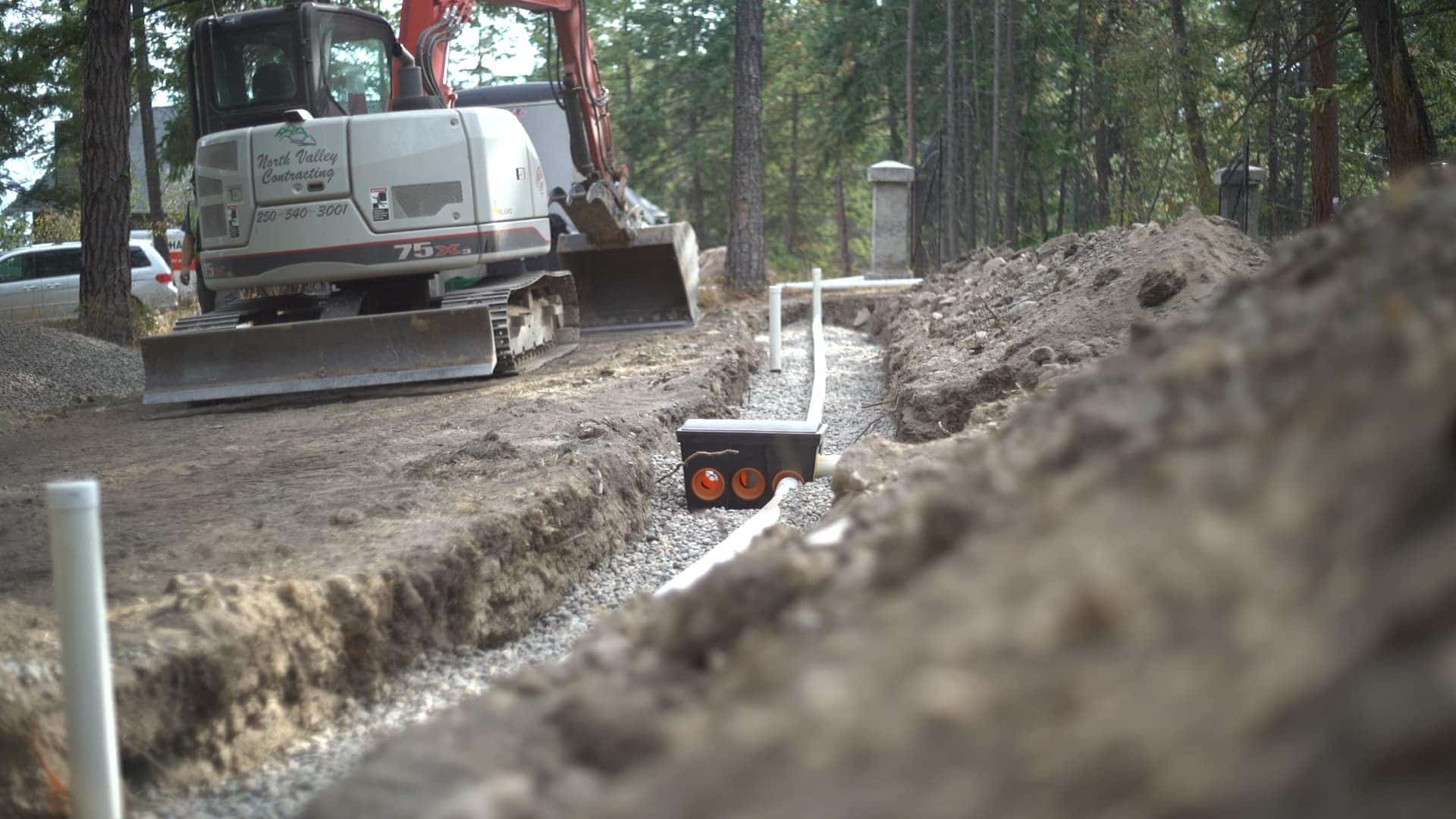 Septic System design, installation, repairs & inspections Enderby, BC - North Valley Contracting - 001